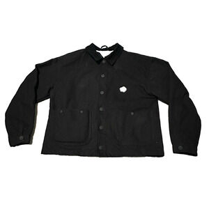 Nice As‎ Heck Kickback Jacket Designer Chore Coat Black Size Small New